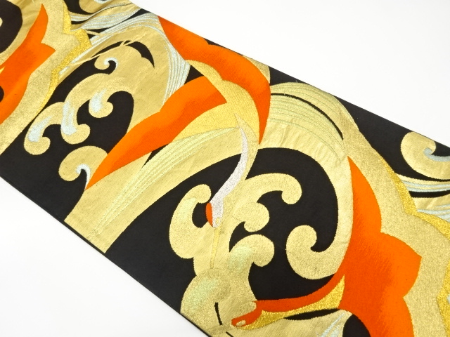 Japanese Kimono / Antique / Fukuro Obi Silk